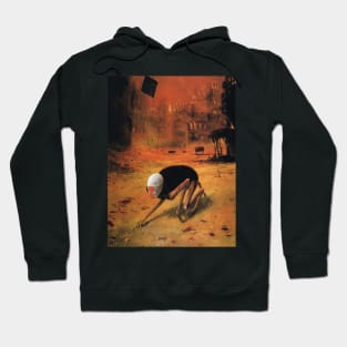 Untitled (Creature), by Zdzisław Beksiński Hoodie